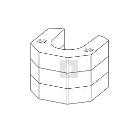 Hőtároló szett Romotop LUANCO N kandallókályhához