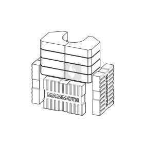   Romotop komplett hőtároló szett CARA C design kandallóhoz