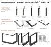 HITZE ALBERO AL9G-H-D Liftes Légfűtéses kandallóbetét