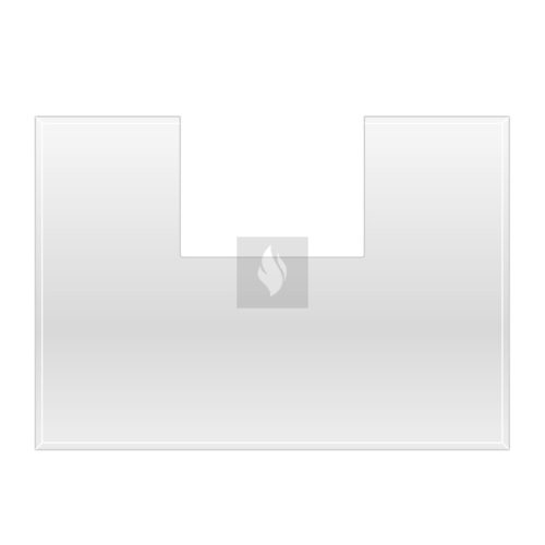 Alátét üveglap CARA C design kandallóhoz