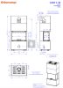 Romotop CARA C N 30 lemez Design kandalló