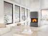 Romotop CARA C N 62 thermaline sötét szürke Design kandalló