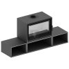 HITZE CUBO CF 800 Légfűtéses kandallókályha 20mm burkolattal