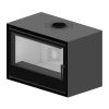 HITZE CUBO CF 800 Légfűtéses kandallókályha 4mm burkolattal
