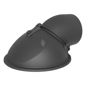   Öntvény füstgyűjtő kúp, D=180mm-es füstcső csatlakozóval