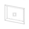 RAM04 süllyesztett beépítő keret Romotop DYNAMIC DW2M - DWB2M kandallóbetéthez