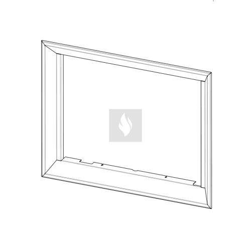 RAM04 süllyesztett beépítő keret Romotop DYNAMIC DW2M - DWB2M kandallóbetéthez