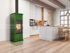 Romotop GREMIO 3 kerámia Kandallókályha - bővíthető hőtárolóval - Galambszürke