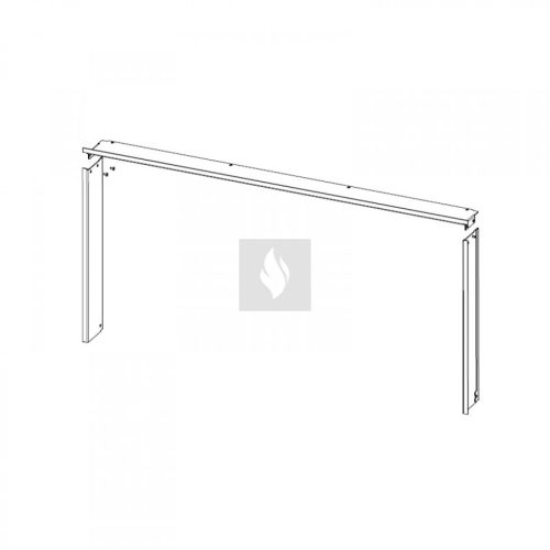 RAM11 takarókeret Romotop HEAT H3LG kandallóbetéthez