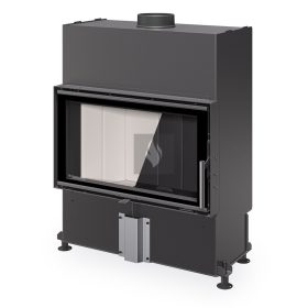   Romotop HEAT 4G 70.44.16 Légfűtéses kandallóbetét fekete béléssel