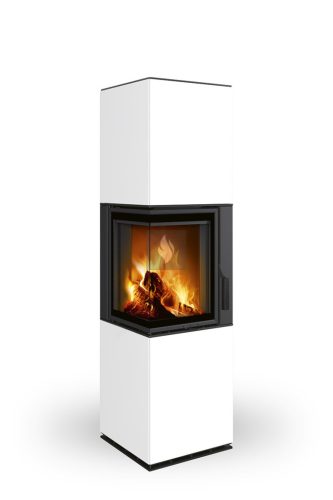 Romotop HARMONY L HA hőtárolós Kerámia Design kandalló - Ezüst