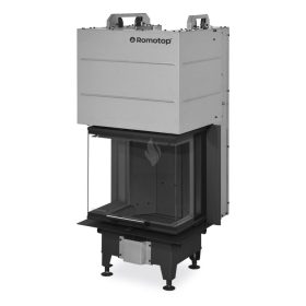   Romotop HEAT C 3G L 50.52.31.26 Légfűtéses kandallóbetét fekete béléssel