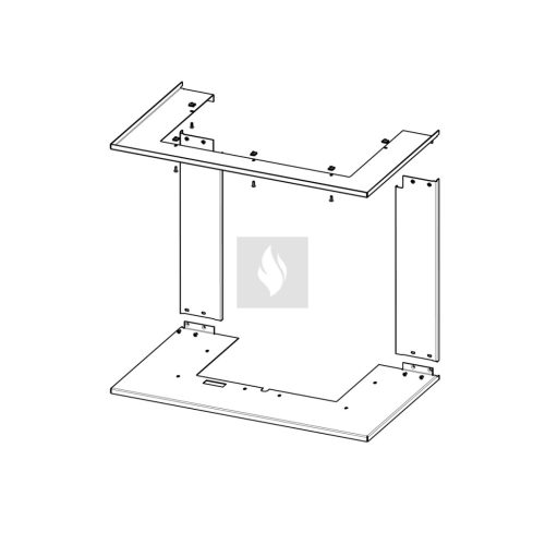RAM12 takarókeret Romotop HEAT HC3LE kandallóbetéthez