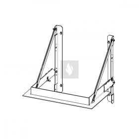   RAM15 terhelhető beépítést elősegítő felső fémkeret Romotop HEAT HC3LE kandallóbetéthez 