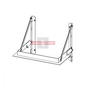RAM15 terhelhető beépítést elősegítő felső fémkeret Romotop HEAT HC3LH kandallóbetéthez