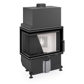   Romotop HEAT L 4G S 60.44.33.26 Légfűtéses kandallóbetét fekete béléssel