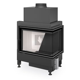   Romotop HEAT R 4G S 65.51.40.26 Légfűtéses kandallóbetét fekete béléssel
