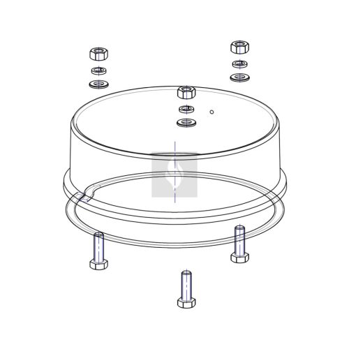 Romotop füstcső csatlakozó HRDLO 180 Impression kandallóbetéthez
