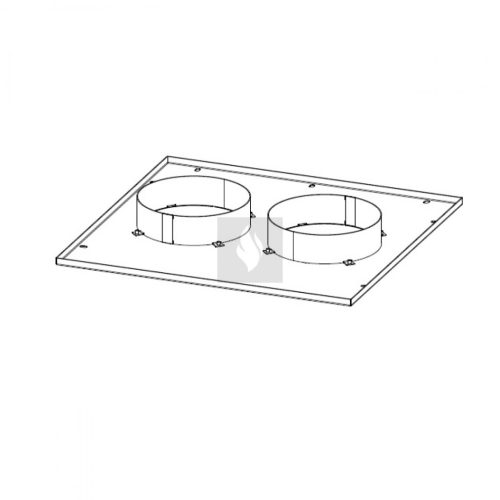 Konvekciós burkolat Romotop HEAT HU3LF kandallóbetéthez