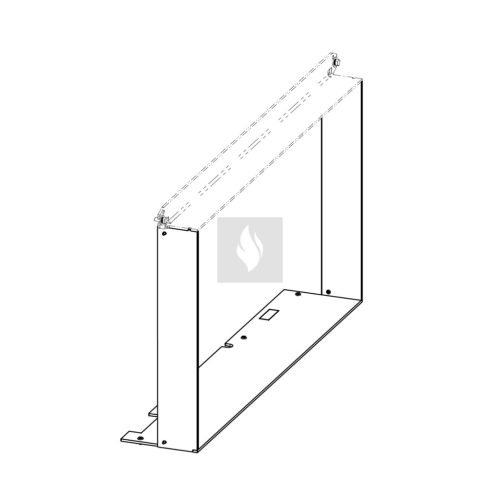 Romotop RAM14 takarókeret I3LK kandallóbetéthez