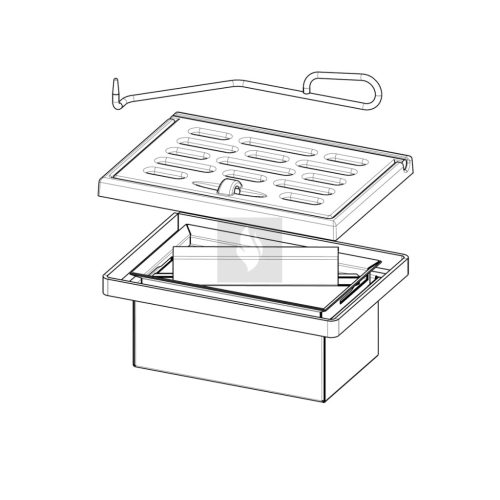 Romotop rostély szett Impression I3 kandallóbetéthez