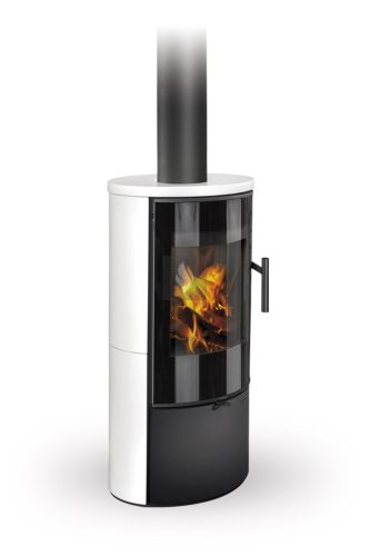 Romotop LAREDO 10 kerámia Kandallókályha - Sumavai zöld