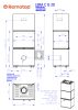 Romotop LERA C G három oldalas zsírkő Design kandalló