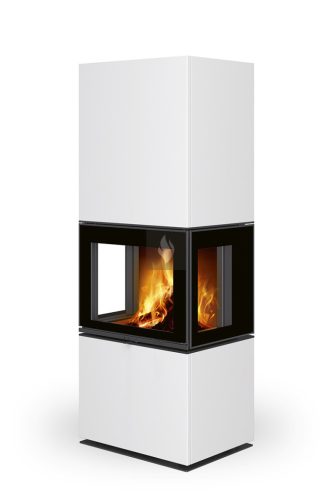 Romotop LERA C GH három oldalas kerámia Design kandalló - bővíthető hőtárolóval - Gyöngy