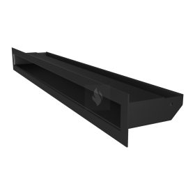 SAVEN Loft szellőzőrács 6×60cm fekete