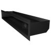 SAVEN Loft szellőzőrács 9×60cm fekete