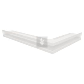 SAVEN Loft sarok szellőzőrács 6×40×60cm fehér balos