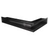 SAVEN Loft sarok szellőzőrács 9×40×60cm fekete balos