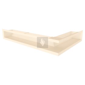 SAVEN Loft sarok szellőzőrács 9×40×60cm krém balos