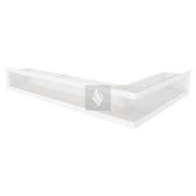 SAVEN Loft sarok szellőzőrács 9×40×60cm fehér balos