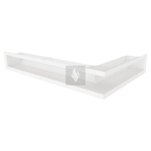 SAVEN Loft sarok szellőzőrács 9×40×60cm fehér balos