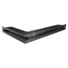 SAVEN Loft sarok szellőzőrács 6×60×40cm grafit jobbos