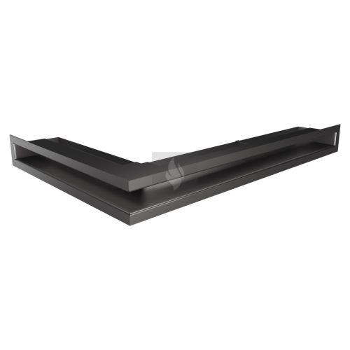 SAVEN Loft sarok szellőzőrács 6×60×40cm grafit jobbos