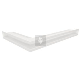 SAVEN Loft sarok szellőzőrács 6×60×40cm fehér jobbos