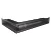 SAVEN Loft sarok szellőzőrács 9×60×40cm grafit jobbos