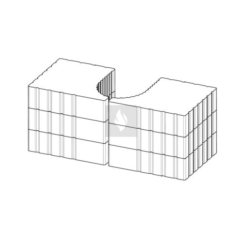 Romotop felső hőtároló szett NAVIA H kandallókályhához