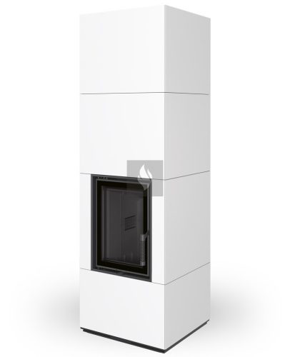 Romotop NORDAC hőtárolós Kerámia Design kandalló fekete béléssel - Liliom
