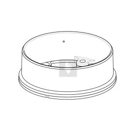   Romotop füstcső átalakító adapter 200/180 mm Romotop kandallóbetéthez
