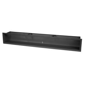 HITZE Slim 12 szellőzőrács 12x80 fekete