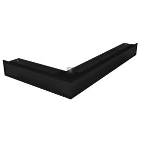 HITZE Slim 12 szellőzőrács 12x80x45L fekete
