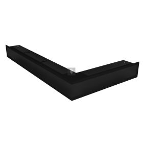 HITZE Slim 12 szellőzőrács 12x80x45R fekete