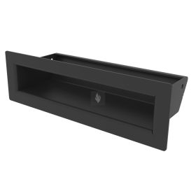 HITZE Slim 6 szellőzőrács 6x20 fekete
