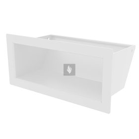 HITZE Slim 6 szellőzőrács 6x20 fehér