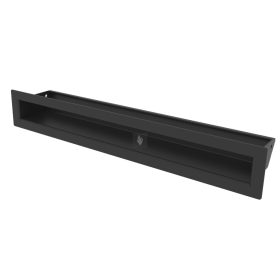 HITZE Slim 6 szellőzőrács 6x40 fekete