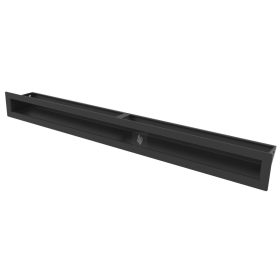 HITZE Slim 6 szellőzőrács 6x60 fekete