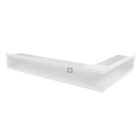 HITZE Slim 6 szellőzőrács 6x60x40R fehér